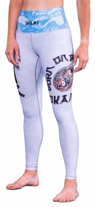 Okami ladies Spats Kois - white